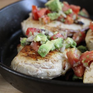 gluten free California avocado chicken